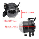 Pair Front Bumper Fog Light Lamp Bulb Housing For BMW E60 5-Series  2004-2007-11