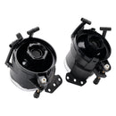 Pair Front Bumper Fog Light Lamp Bulb Housing For BMW E60 5-Series  2004-2007-12