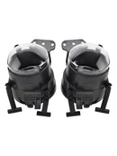 Pair Front Bumper Fog Light Lamp Bulb Housing For BMW E60 5-Series  2004-2007-1