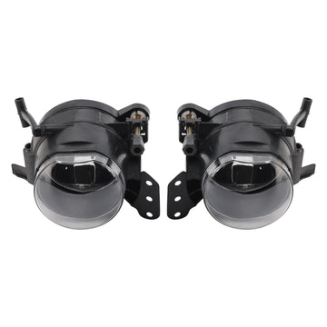 Pair Front Bumper Fog Light Lamp Bulb Housing For BMW E60 5-Series 2004-2007 - 0