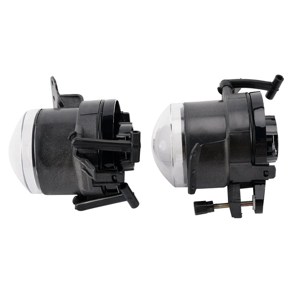Pair Front Bumper Fog Light Lamp Bulb Housing For BMW E60 5-Series  2004-2007