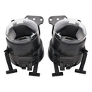 Pair Front Bumper Fog Light Lamp Bulb Housing For BMW E60 5-Series  2004-2007-4