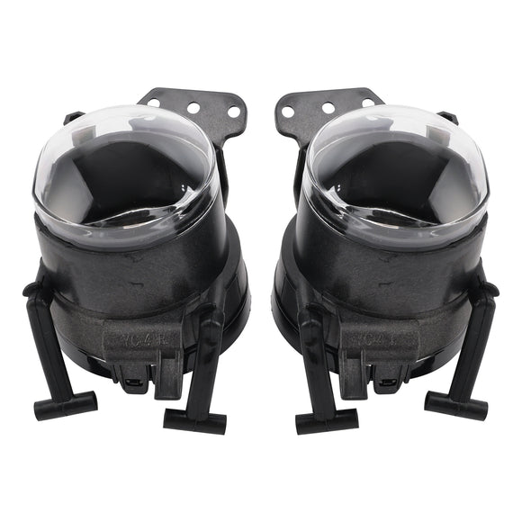 Pair Front Bumper Fog Light Lamp Bulb Housing For BMW E60 5-Series  2004-2007