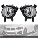 Par de luces antiniebla delanteras con bombillas para BMW F20 F21 F30 F31 F80 2011-2019-8