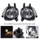 Par de luces antiniebla delanteras con bombillas para BMW F20 F21 F30 F31 F80 2011-2019-10