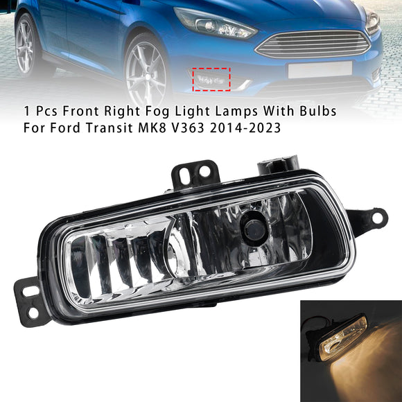 1 Uds. Lámparas de luz antiniebla delantera derecha con bombillas para Ford Transit MK8 V363 2014-2023