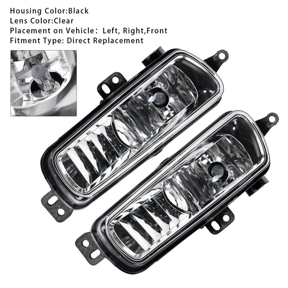 Pair Front Fog Light Lamps With Bulbs For Ford Transit MK8 V363 2014-2023