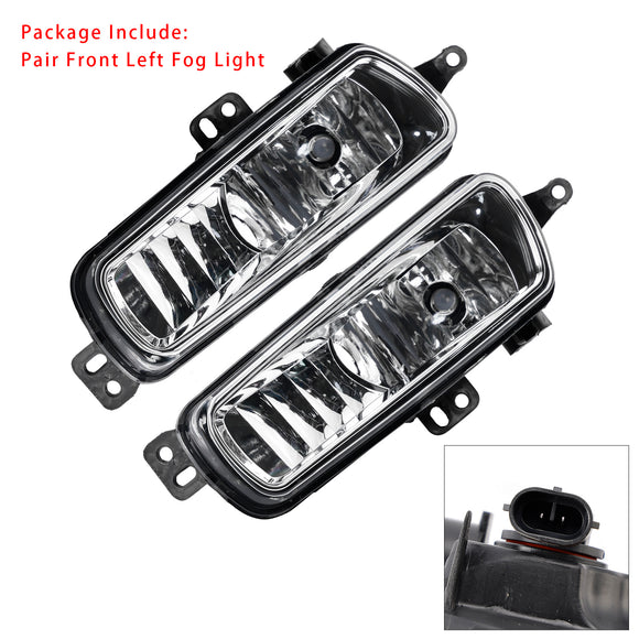 Pair Front Fog Light Lamps With Bulbs For Ford Transit MK8 V363 2014-2023