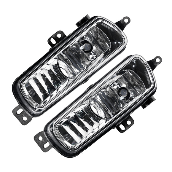 Pair Front Fog Light Lamps With Bulbs For Ford Transit MK8 V363 2014-2023