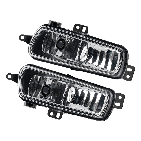 Pair Front Fog Light Lamps With Bulbs For Ford Transit MK8 V363 2014-2023