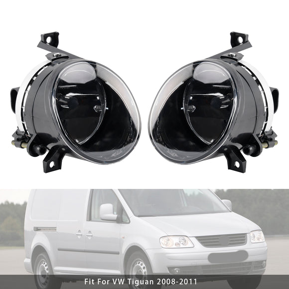 Pair Front Fog Light  For Volkswagen Polo 2010-2014 Tiguan 2008-2011