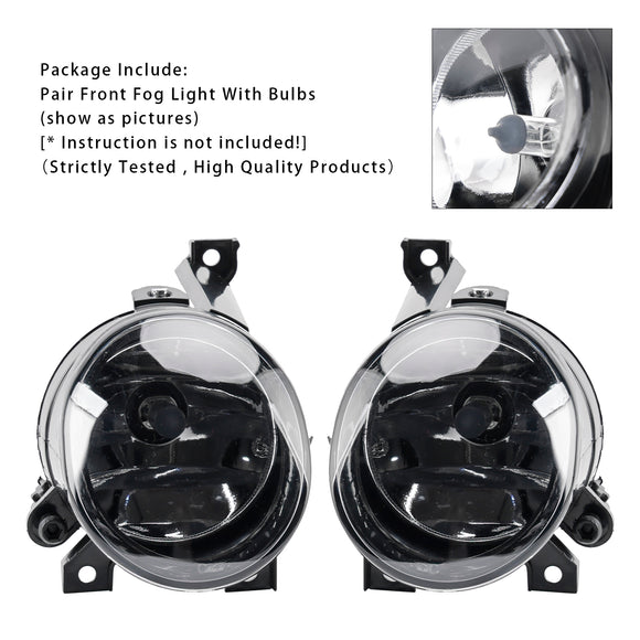 Pair Front Fog Light  For Volkswagen Polo 2010-2014 Tiguan 2008-2011