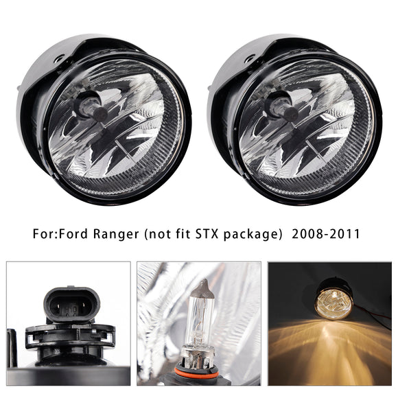Paar Nebelscheinwerfer mit Glühbirnen für Ford Expedition 2007–2014, klare Linse