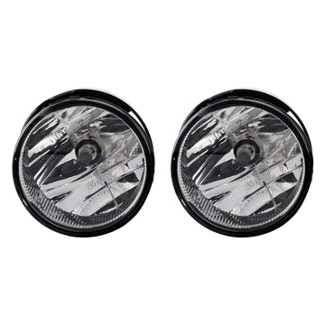 Pair Front Fog Light Lamps With Bulbs For Ford Expedition 2007-2014 Clear Lens - 0