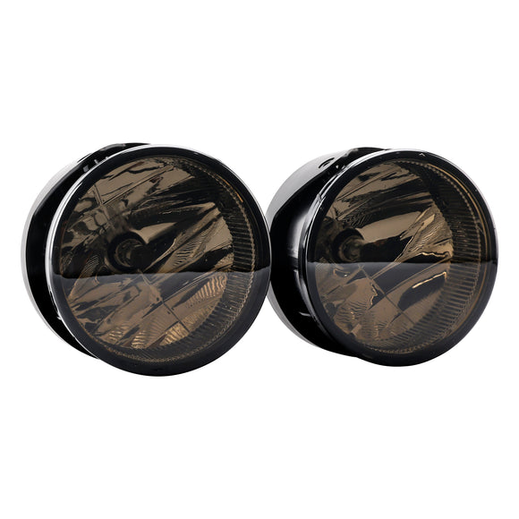 Pair Front  Fog Light Lamps With Bulbs For Ford Expedition 2007-2014 Smoked Lens