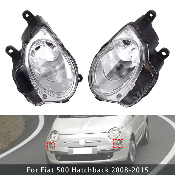 Vasen+oikea kaukovalojen ajovalo Fiat 500 Hatchback 2008-2015