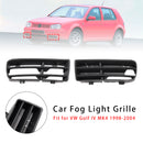 1 Pair Front Bumper Fog Light Grill Cover Bezel For VW Golf IV MK4 1998-2004-5