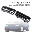 1 Pair Front Bumper Fog Light Grill Cover Bezel For VW Golf IV MK4 1998-2004-7