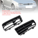 1 Pair Front Bumper Fog Light Grill Cover Bezel For VW Golf IV MK4 1998-2004-8