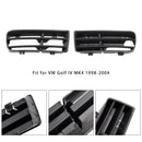 1 Pair Front Bumper Fog Light Grill Cover Bezel For VW Golf IV MK4 1998-2004-10