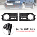 1 paar voorbumper mistlamp grill cover bezel voor VW Golf V MK5 2003-2009-6