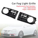 1 paar voorbumper mistlamp grill cover bezel voor VW Golf V MK5 2003-2009-7
