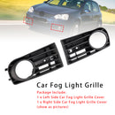 1 paar voorbumper mistlamp grill cover bezel voor VW Golf V MK5 2003-2009-9
