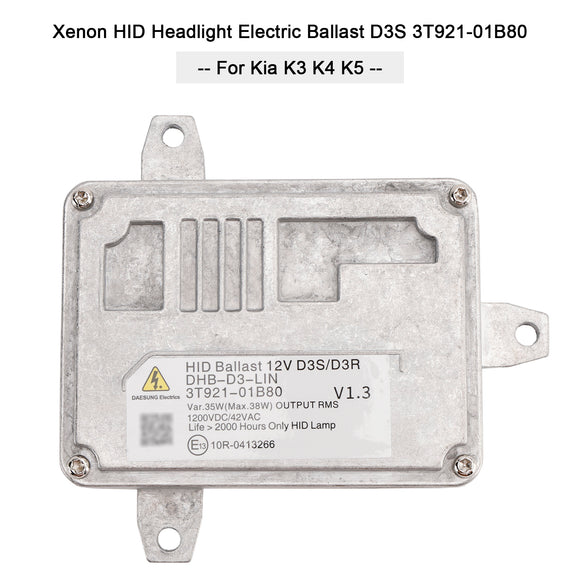 Xenon HID ajovalojen sähköinen liitäntälaite D3S 3T921-01B80 Kia K3 K4 K5
