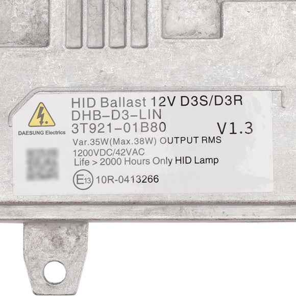 Xenon HID ajovalojen sähköinen liitäntälaite D3S 3T921-01B80 Kia K3 K4 K5