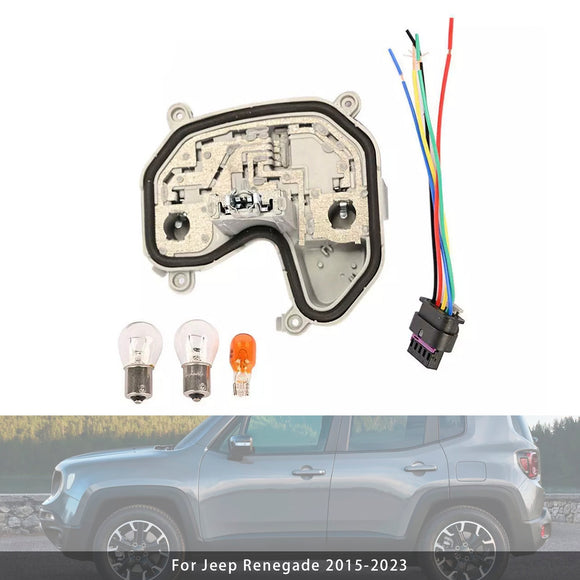 Rear Right Tail Lamp Bracket & Plug Bulb 68270837AA For Jeep Renegade 15-23