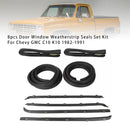 Kit de juego de sellos de burlete para puerta y ventana para Chevy GMC C10 K10 1982-1991-4
