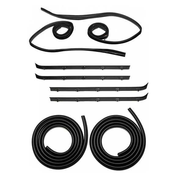 Kit de juego de sellos de burlete para puerta y ventana para Chevy GMC C10 K10 1982-1991