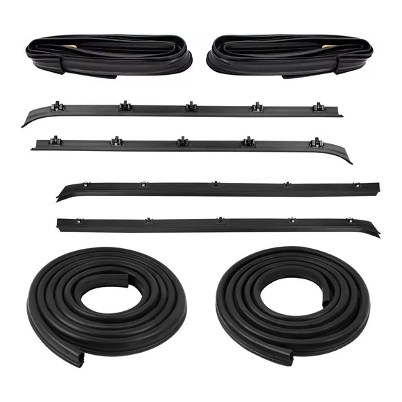 Kit de juego de sellos de burlete para puerta y ventana para Chevy GMC C10 K10 1982-1991