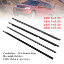 Bande d'étanchéité pour porte en verre, 4 pièces, moulage extérieur, pour Suzuki Grand Vitara 2009 – 2013-4