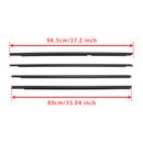 Bande d'étanchéité pour porte en verre, 4 pièces, moulage extérieur, pour Suzuki Grand Vitara 2009 – 2013-2