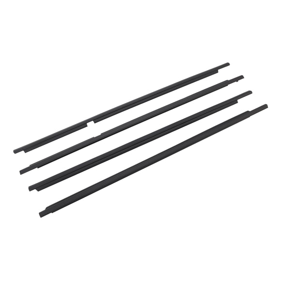 Toyota Land Cruiser LC100 1998-2007 4PCS Door Glass Belt Outer Molding Weatherstrip 75710-60070 75720-60070