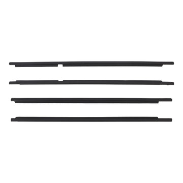 Toyota Land Cruiser LC100 1998-2007 4PCS Door Glass Belt Outer Molding Weatherstrip 75710-60070 75720-60070