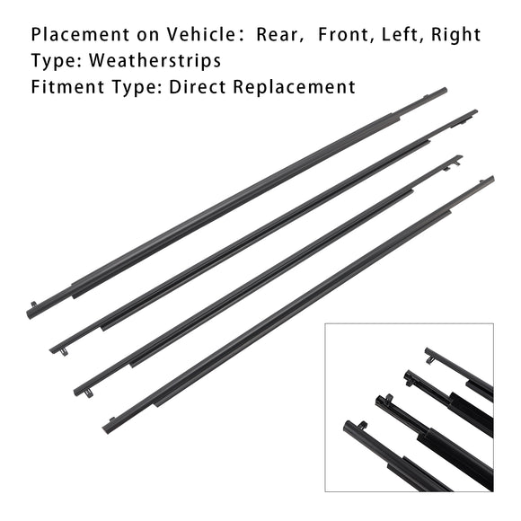 4PCS Door Glass Belt Outer Moulding Weatherstrip For Toyota Prius 2010-2015Auto & Motorrad: Teile, Auto-Ersatz- & -Reparaturteile, Karosserieteile!