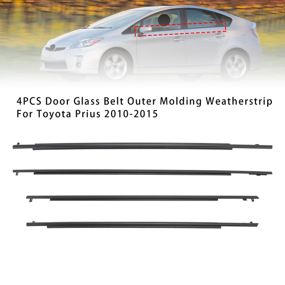4PCS Door Glass Belt Outer Moulding Weatherstrip For Toyota Prius 2010-2015Auto & Motorrad: Teile, Auto-Ersatz- & -Reparaturteile, Karosserieteile!