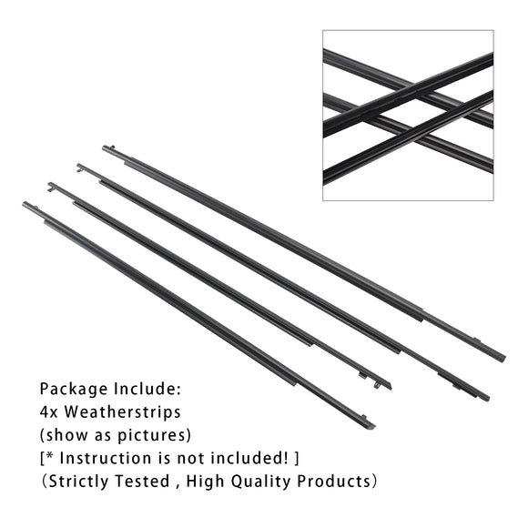 4PCS Door Glass Belt Outer Moulding Weatherstrip For Toyota Prius 2010-2015Auto & Motorrad: Teile, Auto-Ersatz- & -Reparaturteile, Karosserieteile!