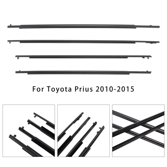 4PCS Door Glass Belt Outer Moulding Weatherstrip For Toyota Prius 2010-2015Auto & Motorrad: Teile, Auto-Ersatz- & -Reparaturteile, Karosserieteile!