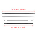 4PCS Door Glass Belt Outer Moulding Weatherstrip For Toyota Prius 2010-2015Auto & Motorrad: Teile, Auto-Ersatz- & -Reparaturteile, Karosserieteile!-2