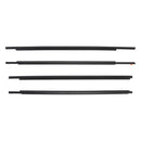 4PCS Door Glass Belt Outer Molding Weatherstrip For Toyota Prius 2004-2009-1