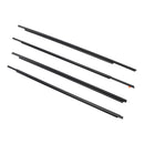 4PCS Door Glass Belt Outer Molding Weatherstrip For Toyota Prius 2004-2009-8