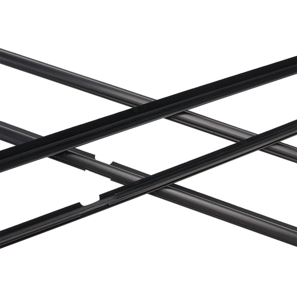 Burlete de moldura exterior con correa de cristal para puerta, 4 Uds., para Toyota Yaris Hatchback