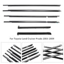 6kpl Quarter & ovihihnan muotoinen säälista Toyota Land Cruiser/Lexus GX470 2003-2009-5