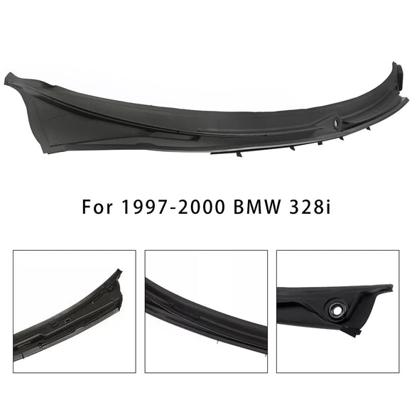 BMW E46 323i 325i 328i 330i M3 1996-2006 Alempi moottorikopan kansi - tuulilasin pyyhkimen säleikkö
