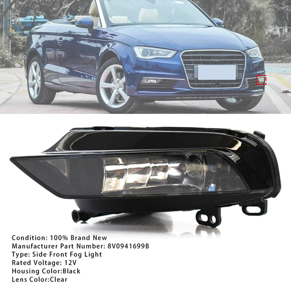 1 kpl Vasen etusumuvalolamppu polttimoineen Audi A3 Sedan 8V0941699B 2015-2016