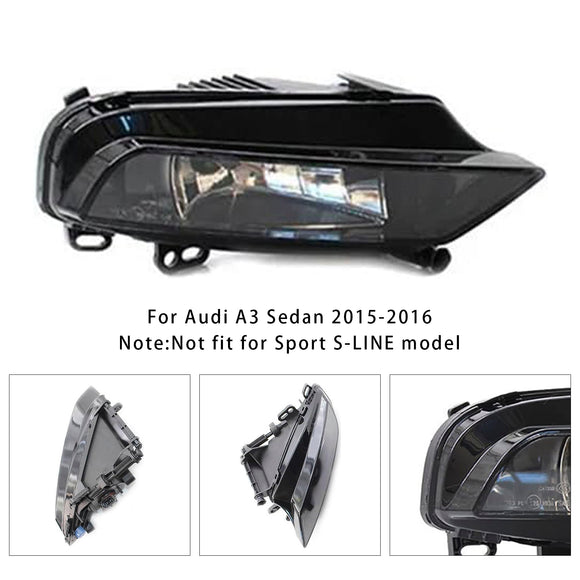 1 Stuks Rechtsvoor Mistlamp Lampen Met Lampen Voor Audi A3 Saloon 8V0941700B 2015-2016