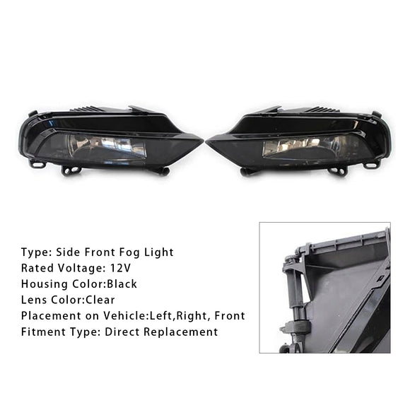 Pair Front Fog Light Lamps With Bulbs For Audi A3 Saloon 8V0941699B 2015-2016